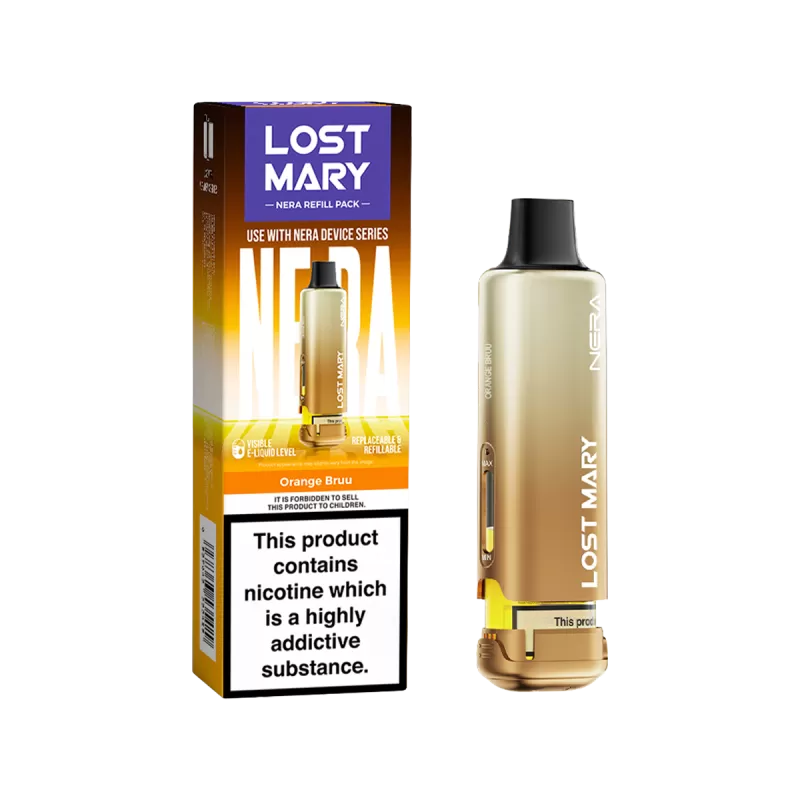 Orange Bruu Lost Mary NERA15K Refill Pack - 20mg - Vape Product
