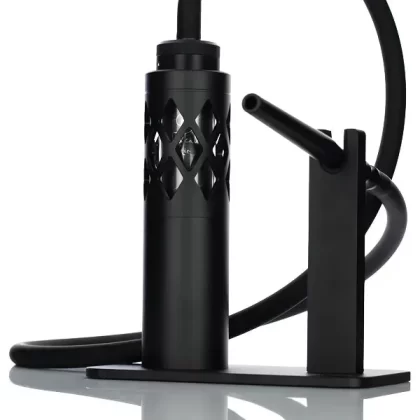 FUMYTECH Hookah Air and Dock Kit - Black, Brushed Silver