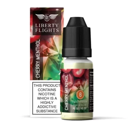Cherry Menthol E-Liquid by Liberty Flights (10ml)