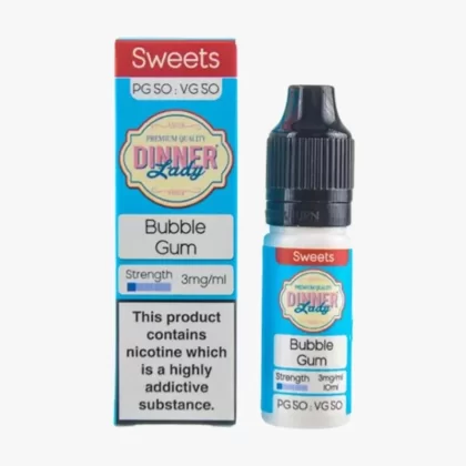 Bubblegum 50/50 E-Liquid by Dinner Lady - 6mg