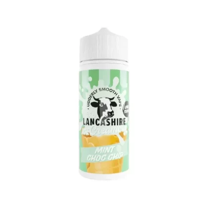 The Lancashire Creamery 100ml Shortfill E-Liquid Mint Choc Chip