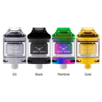 Oumier Wasp Nano RTA Rebuildable Tank Atomizer 2ml - Black