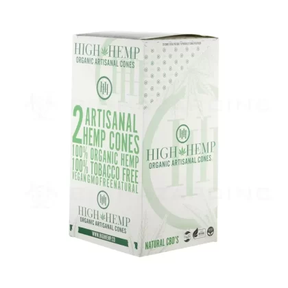 High Hemp | Artisanal Pre-Rolled Cones | 110mm – Original – 15 Count