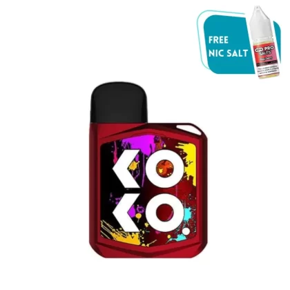 Uwell Caliburn Koko Prime Pod Kit - Black, Blue (D44F74)