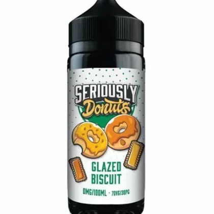 Glazed Biscuit By Seriously Donuts E-Liquid 100ml Shortfill
