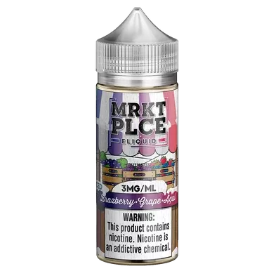 Iced Brazberry Grape Acai By MRKT PLCE Series E-Liquid