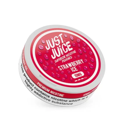Just Juice Strawberry Ice Nic Pouches - 10mg / Pouch