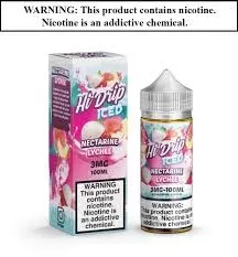 ICED NECTARINE LYCHEE – HI-DRIP E-LIQUIDS