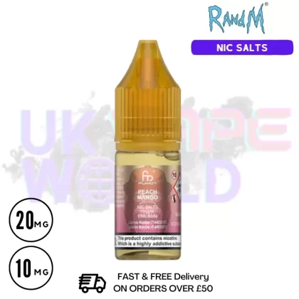 Peach Mango RandM Tornado 7000 Nic Salt 10ML eLiquid