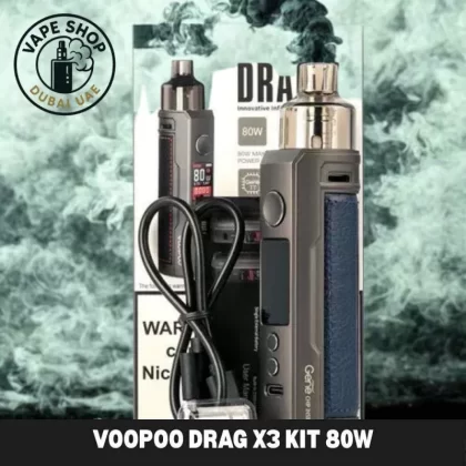 VooPoo Drag X3 Kit 80w In Dubai - Aurora Purple, Champagne Golden (EC6698)