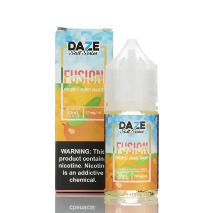 7 Daze Fusion TFN Salt - Pineapple Mango Orange ICED - 30ml - 50mg