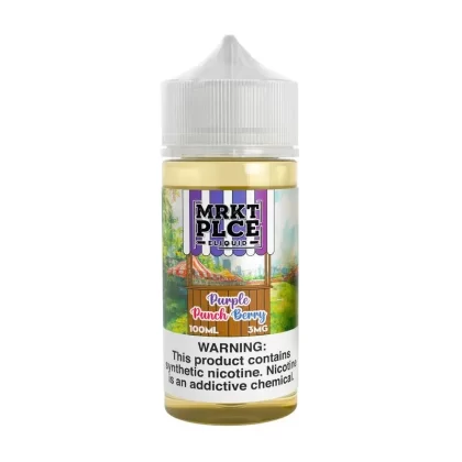 Purple Punch Berry MRKT PLCE Synthetic 100ml - Vape Product, Vape Product