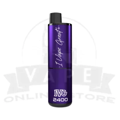 Purple Edition IVG 2400 Puffs Disposable Vape Kit