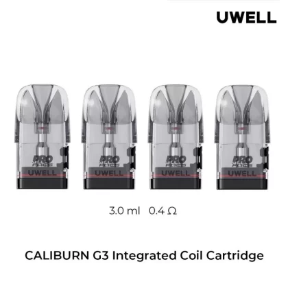 Uwell Caliburn G3 Pods 4pk - 0.4ohm (3ml) - Vapeciga