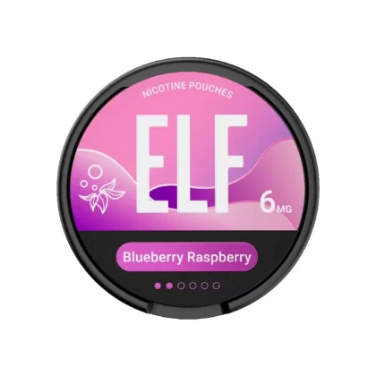 Elf Bar Elf Blueberry Raspberry Nicotine Pouches - 6mg