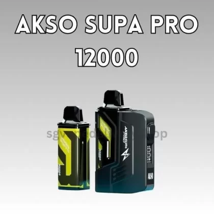 Akso Supa Pro 12000 Puffs - Strawberry Vanilla Custard (Cartridge)