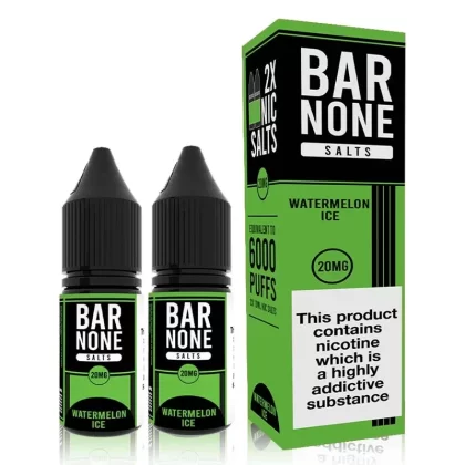 Watermelon Ice By Bar None 10ml Nic Salts Twin Pack