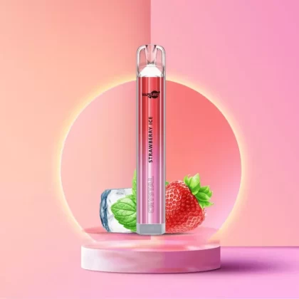 VAPEURS Crystal – Strawberry Ice - 550 mAh / 1333 / Aromastoffe / Glycerin / Nikotinsalz / Propylenglykol / 20mg/ml