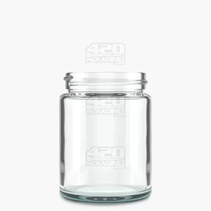Straight Sided Clear Glass Jars | 50mm – 4oz – 100 Count