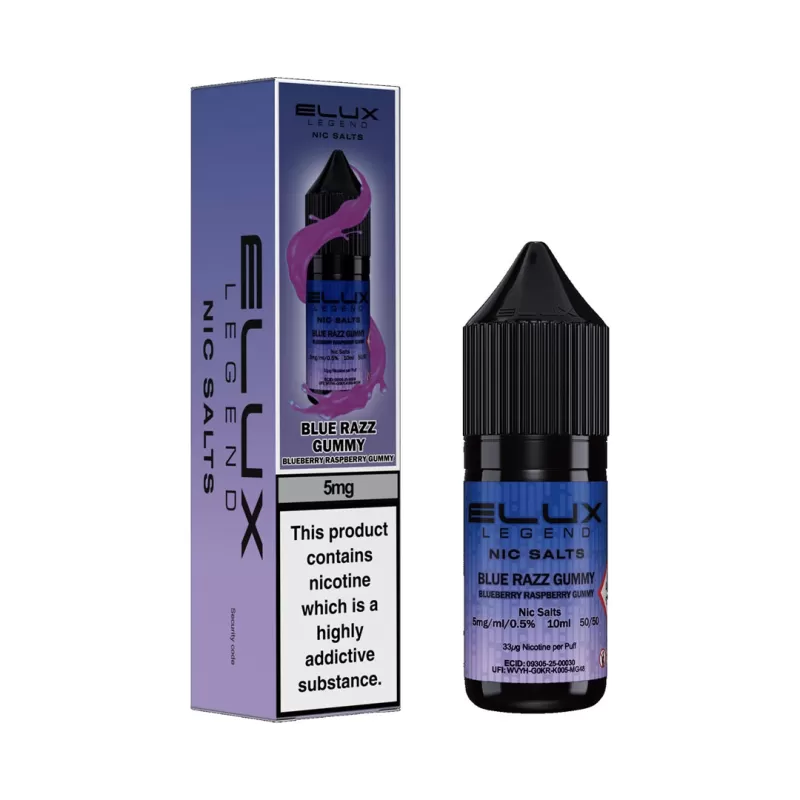 Elux Legend 5mg E Liquid Nic Salt 10ml - Cherry Sour Raspberry / 5mg - Image 3