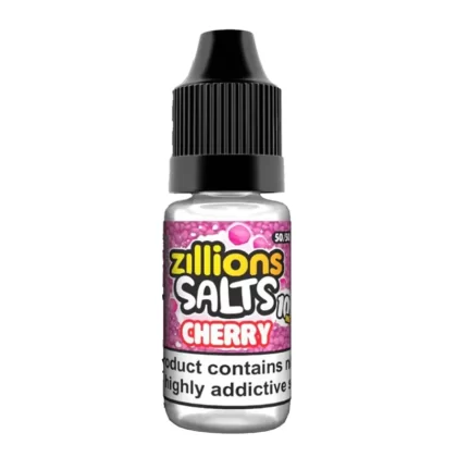 Zillions Salts Cherry Nic Salt Vape Juice - 10 Pack - Strength