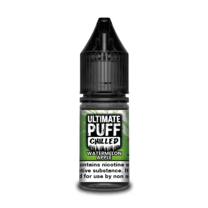 Ultimate Puff Chilled Watermelon Apple 10ml Vape Juice - 10 Pack - Strength 6mg