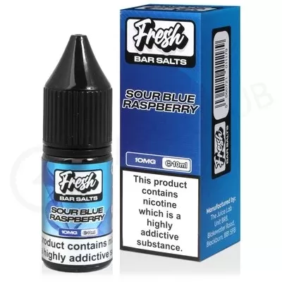 Sour Blue Raspberry Nic Salt E-Liquid by Fresh Bar