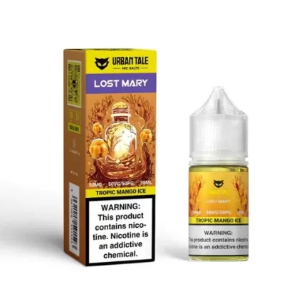 Urban Tale Tropical Mango Ice Salts 30ml E-Juice – Buy 1 Get 1 Free