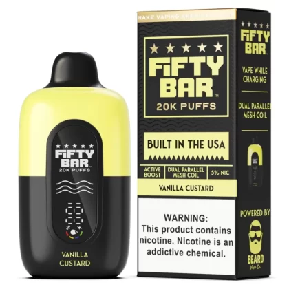 Fifty Bar Black Series 20K Disposable Vape