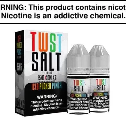 ICED PUCKER PUNCH BY TWIST SALT 60ML - Vapejuice