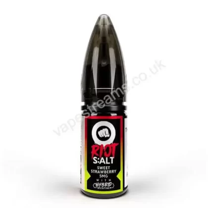 Sweet Strawberry Hybrid Nicotine Salt E-Liquid by Riot S:alt - Vapestreams Co