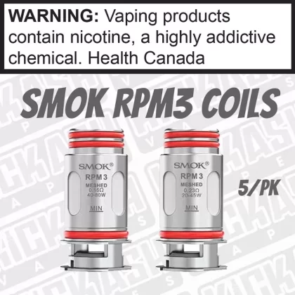 SMOK RPM3 Replacement Coils - Resistance#0.23ohm MESH 20-45W>0.15ohm MESH 40-80W