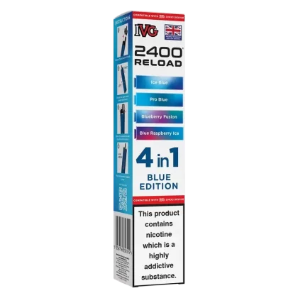 IVG 2400 Reload 4in1 Blue Edition Prefilled Pods