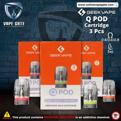 Geekvape Wenax Q Replacement Pods (3ml) - 0.8 ohm