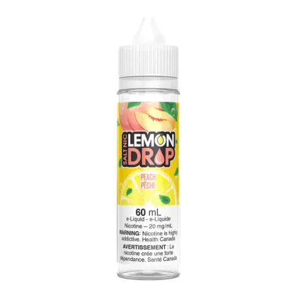 Lemon Drop Salt Nic E-Liquid - Peach 60ml - 20mg/ml