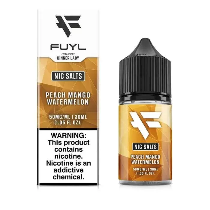 FUYL Peach Mango Watermelon Nicotine Salt by Dinner Lady - Vape Product; Vape Product, Vape Product