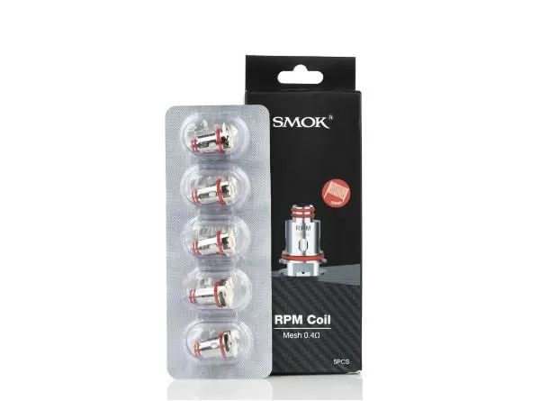 SMOK RPM Replacement Coil (5pcs) - Mesh 0.4ohm - Image 2