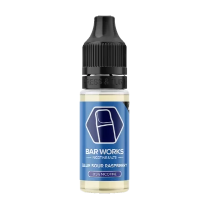 Blue Sour Raspberry Nic Salt by Bar Works - 10ml - 20mg - Vape Product