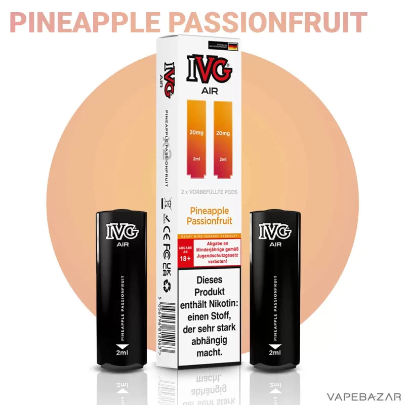 IVG AIR Pods – Pineapple Passionfruit (2er Pack) - IVG / 20mg/ml / 2ml / Nein - Image 2