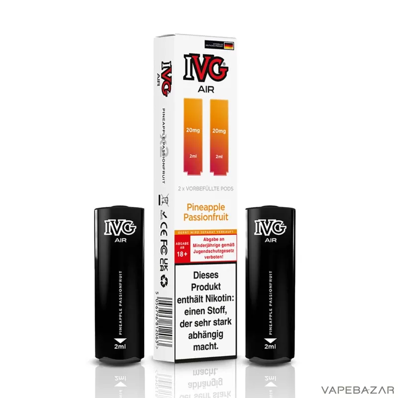 IVG AIR Pods – Pineapple Passionfruit (2er Pack) - IVG / 20mg/ml / 2ml / Nein - Image 3