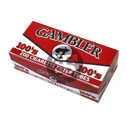 Gambler Filter Tubes 100 mm Full Flavor 5 Cartons of 200