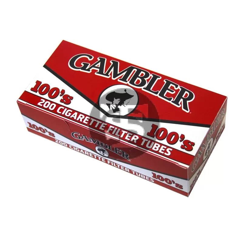 Gambler Filter Tubes 100 mm Full Flavor 5 Cartons of 200