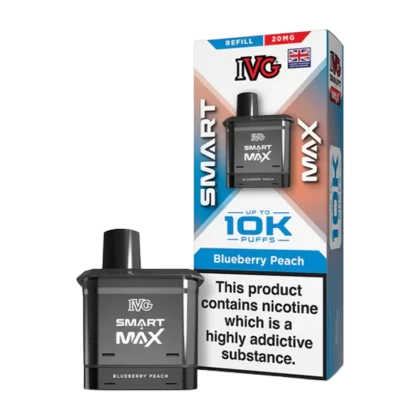 Blueberry Peach IVG Smart Max Refill Pack - Ecigwizard