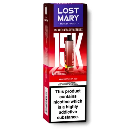 Watermelon Ice Nera 15K Refill Pods by Lost Mary - 20 mg/ml (A42248)