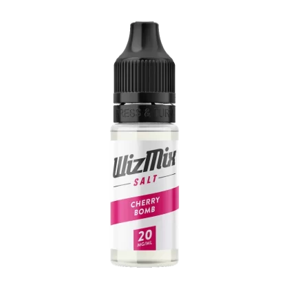 Wizmix Salt Cherry Bomb - 10ml - 10mg - Vape Product (6EF641)