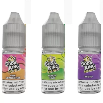 Soda King Bar Nic Salt 10ml 10mg/20mg – Pack of 10