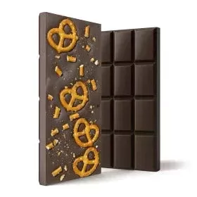 600mg Dark Chocolate & Pretzels Bar – Delta 8 – Chill Plus - Ejuicewarehouse