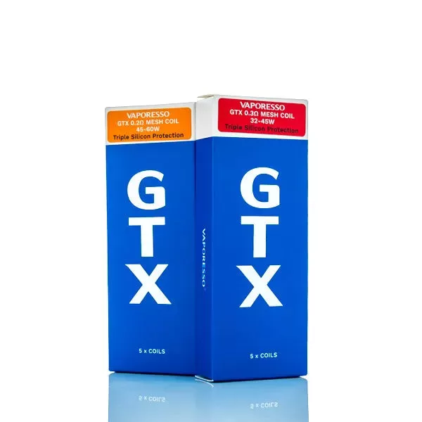 Vaporesso GTX Replacement Coils - Pack of 5 - 0.4 ohm Mesh