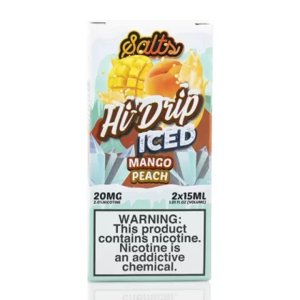ICED Peachy Mango – Hi-Drip SALTS – 30mL
