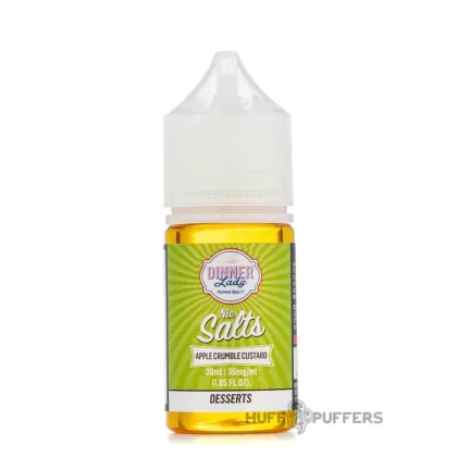 Dinner Lady Nic Salts – Apple Crumble Custard 30mL - Vape Product, Vape Product (0320E9)